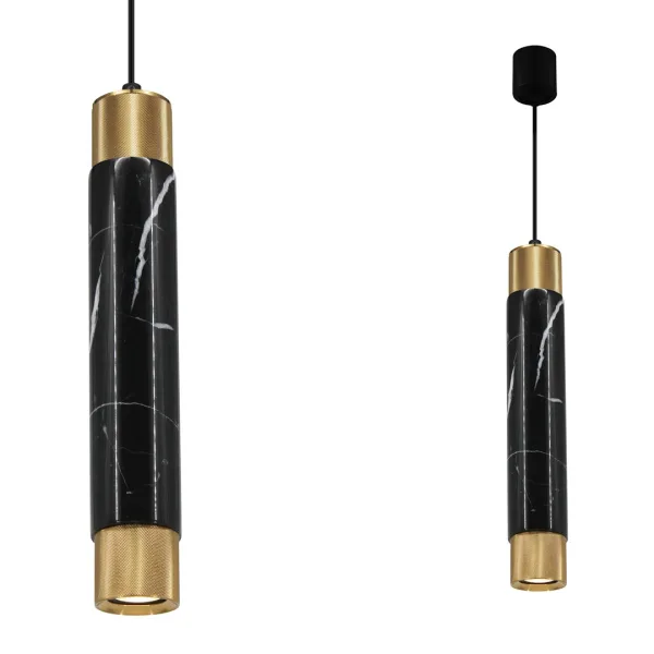 Висящо осветление Milagro Marble black/brass  ML63400