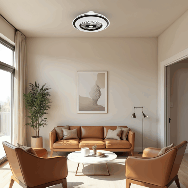 Вентилаторна лампа ZEPHYR BLACK 48W LED ML1514