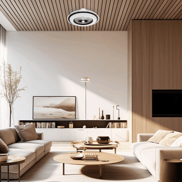 Вентилаторна лампа ZEPHYR BLACK 48W LED ML1514