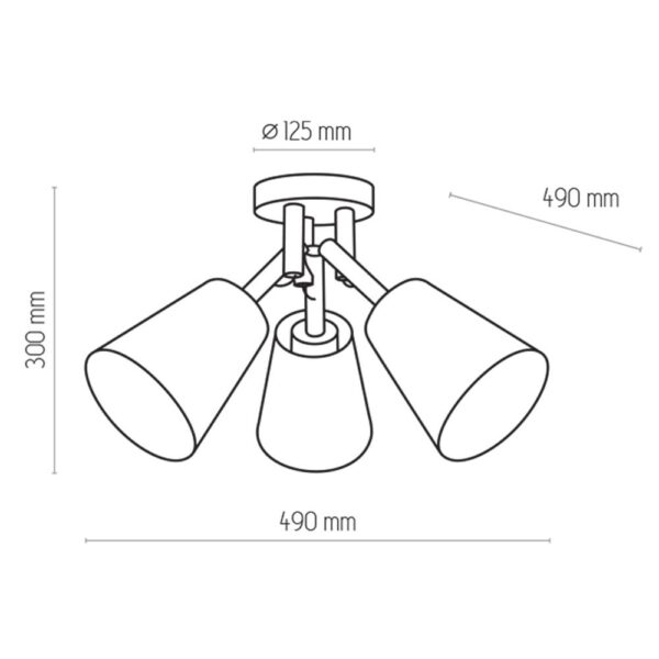 Плафон TK LIGHTING VAIO 658