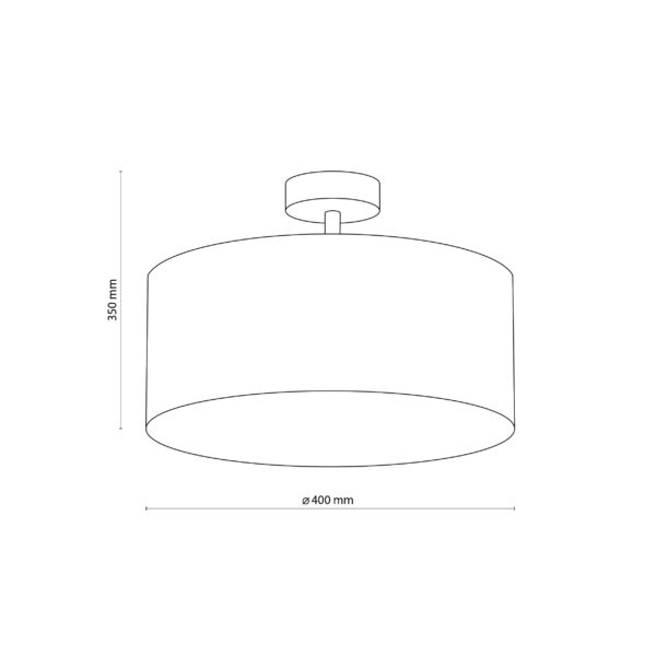 Плафон RONDO BLACK TK4246