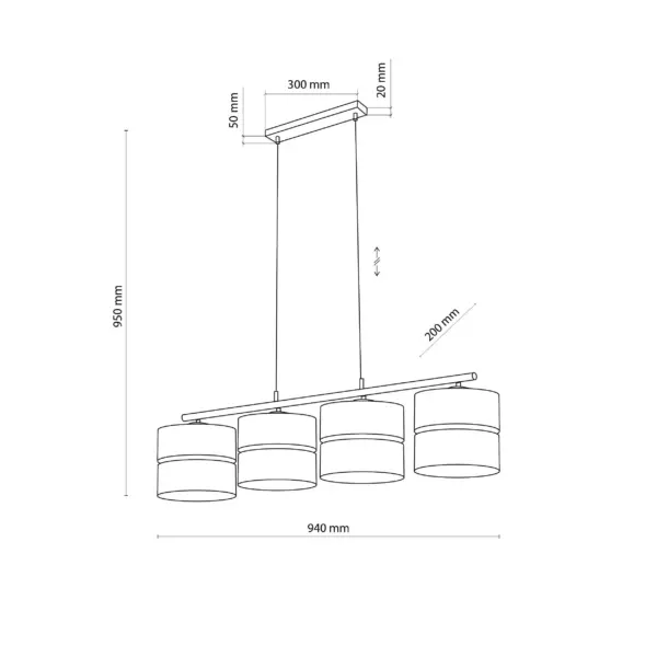 Висящо осветление TK LIGHTING NICOL 4802