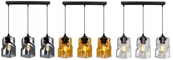 висящо осветление EDIS 3xE27 Fibram Lighting