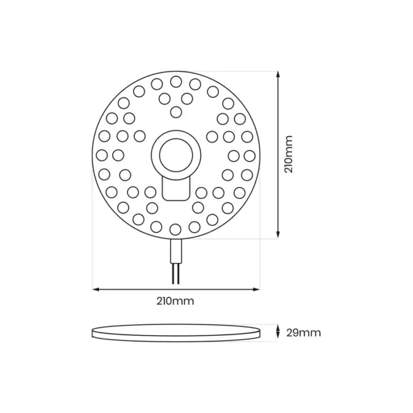 Led модул FIX 36W 3000K Fi210 EKM0466