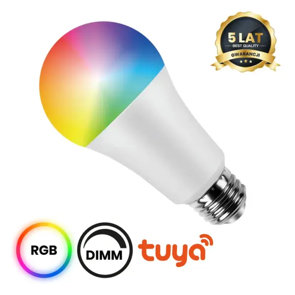 LED крушка E27 Smart Tuya RGB+CCT+DIM EKSM6666