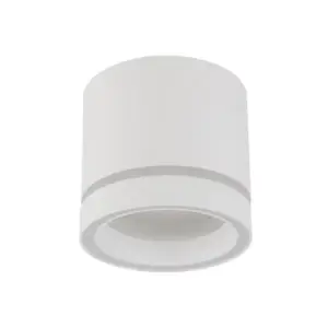 Таванна LED лампа JET WHITE GX53 + Електрическа LED лампа GX53 7W 4100 K TK4334