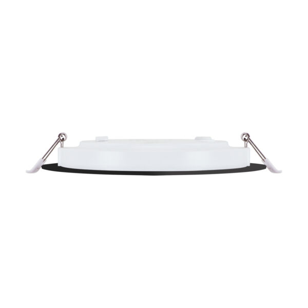 Вграден LED панел WAFEL 9W – Черен, Ø127 мм, CCT, IP54 04743
