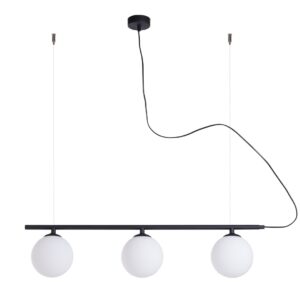 Висяща лампа Beryl Glass 3 Black 1006E_1