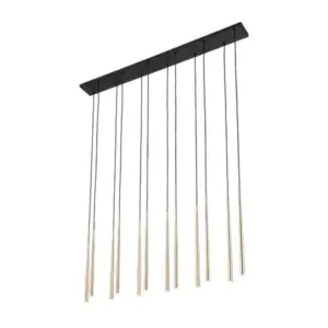 Висяща лампа PIANO BLACK GOLD TK10119