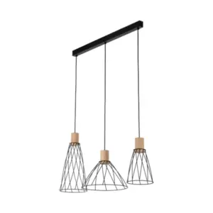 Висяща лампа MODESTO WOOD SOSNA TK10158