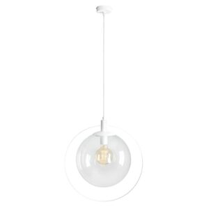 Висяща лампа AURA White Transparent 1065G