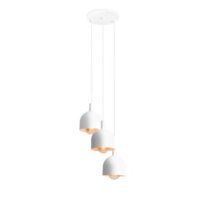 Полилей LAMPA WISZĄCA BERYL 3 WHITE NA KOLE 976E_R