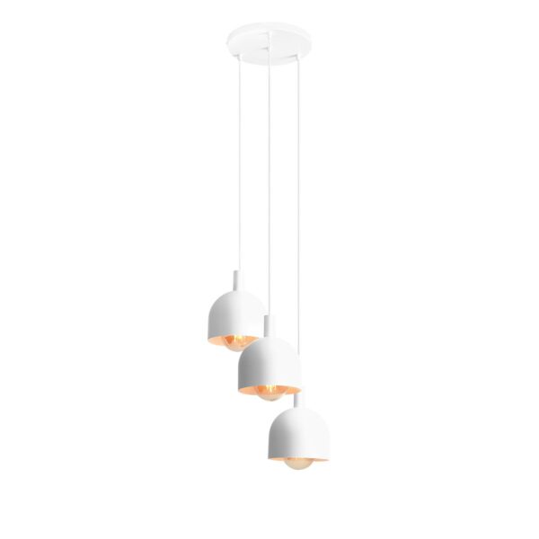 Полилей LAMPA WISZĄCA BERYL 3 WHITE NA KOLE 976E_R