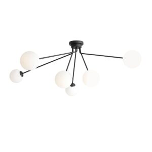 Плафон Лампа HOLM 6 Черен Brand name 1082PL_K1