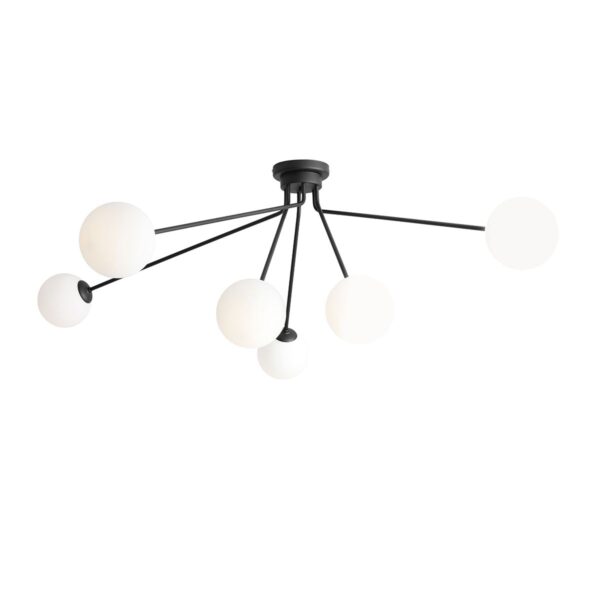Плафон Лампа HOLM 6 Черен Brand name 1082PL_K1