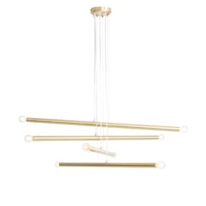 Висяща лампа ALDEX TUBO 8 BRASS 1072P40