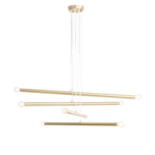 Висяща лампа ALDEX TUBO 8 BRASS 1072P40