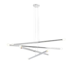 Висяща лампа LAMPA TUBO 8 Хром ALDEX 1072P4