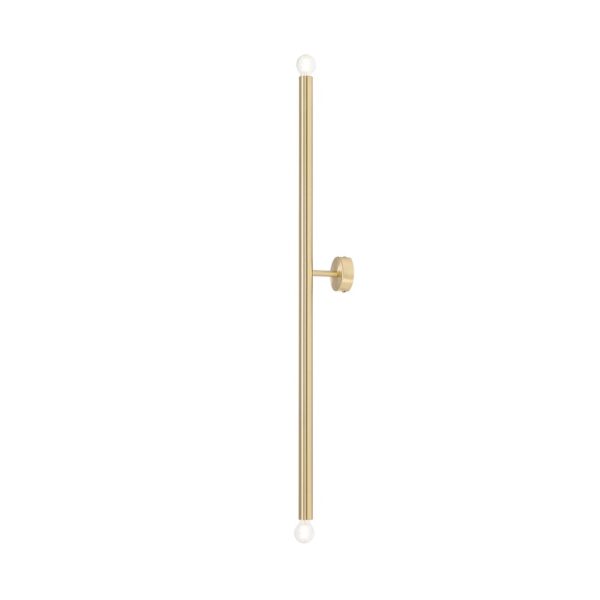 Стенно осветително тяло KINKIET TUBO 2 BRASS L ALDEX 1072D40_L