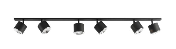 Плафон Метален черен PLAFON BOT 6 (3x2) BLACK 1047PL_K