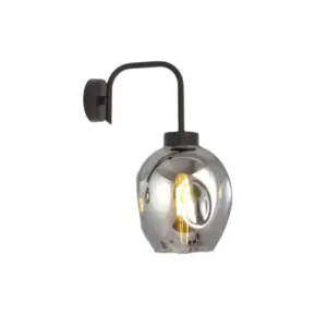 Настенно осветително тяло LUKKA K1 Черно/Графит 1163/K1