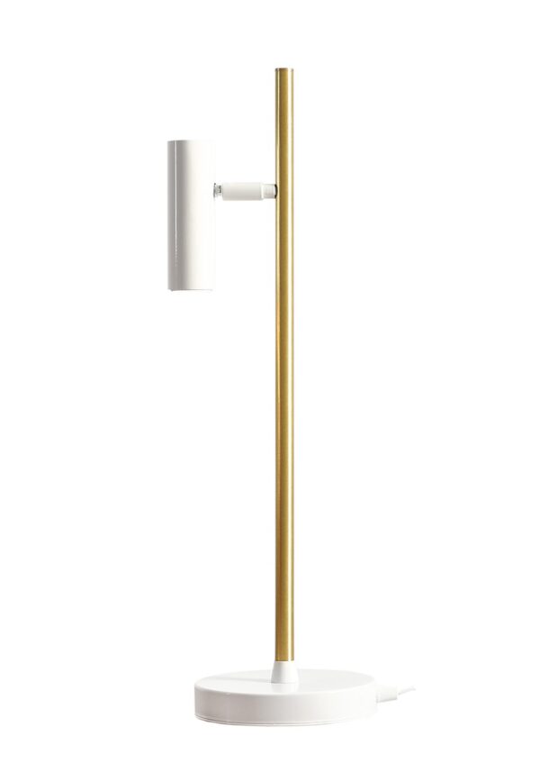 Настолна лампа TREVO WHITE BRASS 1097B40
