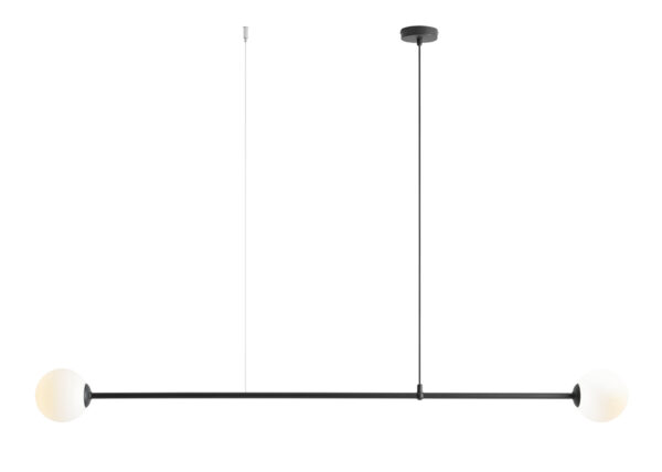 Висяща лампа LAMPA АРИЯ 2 ЧЕРНА ALDEX 1101H1