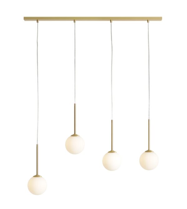 Висяща лампа BOSSO 4 BRASS 1087L40