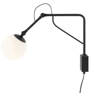 Стенен аплик КИНКИЕТ SOHO GLASS МАЛЪК ЧЕРЕН 1105C1_M