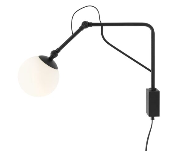 Стенен аплик КИНКИЕТ SOHO GLASS МАЛЪК ЧЕРЕН 1105C1_M