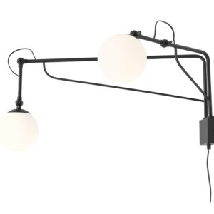 Аплик SOHO Glass 2 Черен Brand 1105D1
