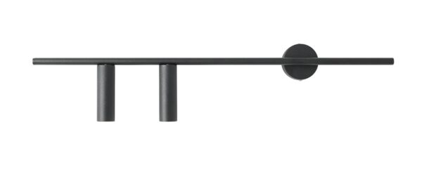 Стенно осветително тяло КИНКИЕТ TREVO 2 ALL BLACK (ляво) 1104D1