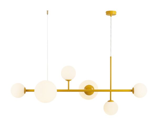 Висяща лампа LAMPA WISZҐCA DIONE 6 MUSTARD 1092K14