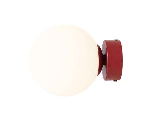 Стенен аплик KINKIET BALL Червено вино S 1076C15_S