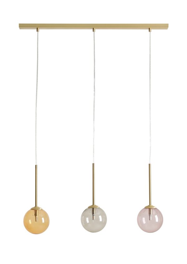 Висяща лампа BOSSO 3 Multicolor 1119E_40