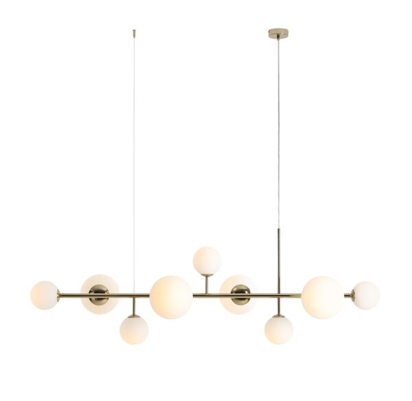 Пенделна лампа LAMPA DIONE 9 Злато 1092N30