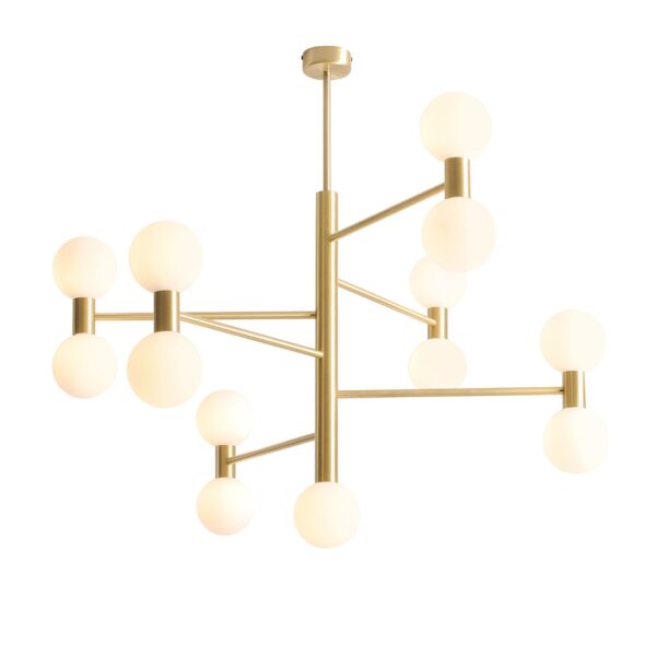Таванна лампа PLAFON FLARE 13 BRASS ALDEX 1134PL_R40