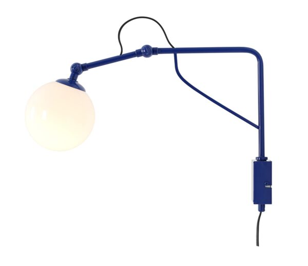Стенно осветително тяло SOHO GLASS МАЛЪК КОБАЛТ ALDEX 1105C25_M
