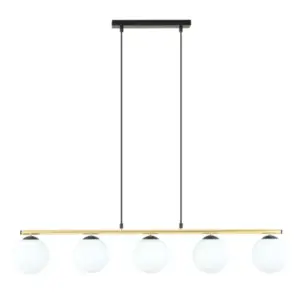 Висяща лампа ALLORA 5 BL OPAL 1254/5
