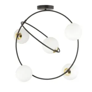 Плафон STARDOM 5 BL OPAL 1293/5