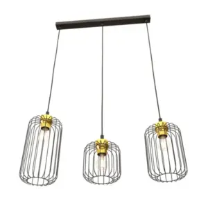 Висяща лампа VANDER 3 BL GOLD 1364/3