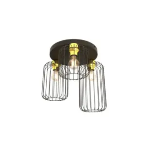 Таванна лампа BARN 3PREM BL GOLD 1366/3PREM