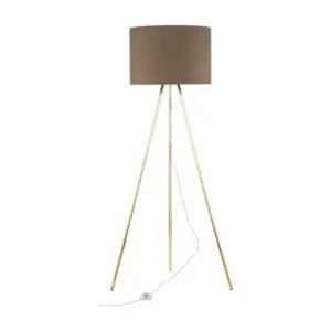Подова лампа Umberto Brown Gold TK16032