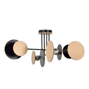 Таванна лампа ZITA 4 BLACK 4xE27 173/4