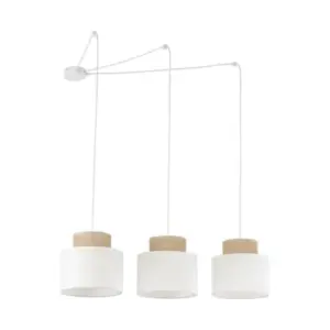 Висяща лампа DUO WHITE JUTA KimetLighting TK2345