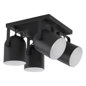 Таванна лампа SPECTRA BLACK 4 ПЕЪР КВАДРАТ TK2612