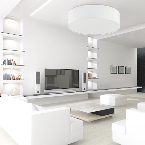 Таванна лампа RONDO WHITE TK3330