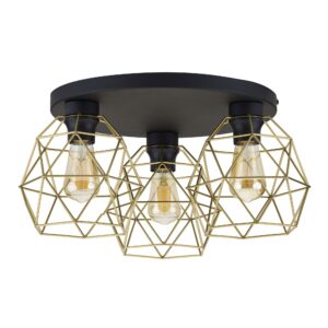 Таванна лампа GALAXY Black/Gold TK3458