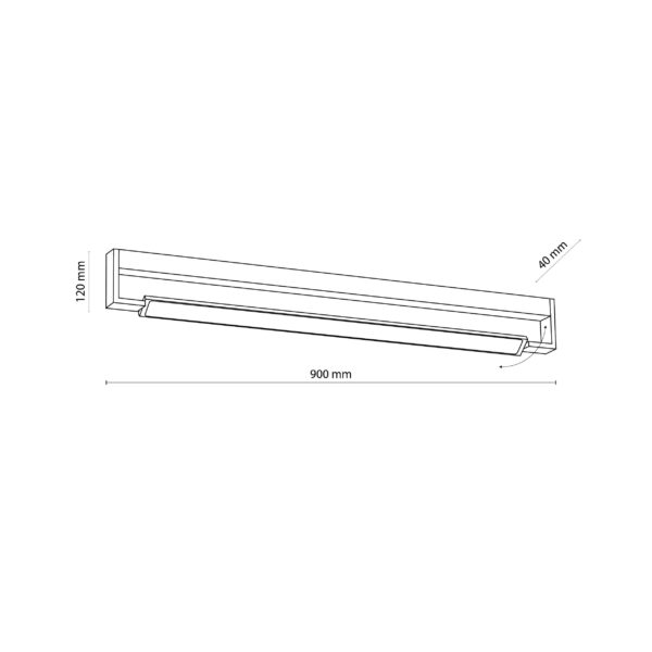 Аплик DEKSTER WHITE LED TK3502