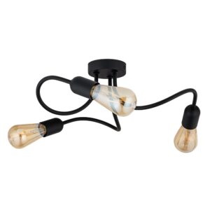 Таванна лампа WAVE BLACK TK4407